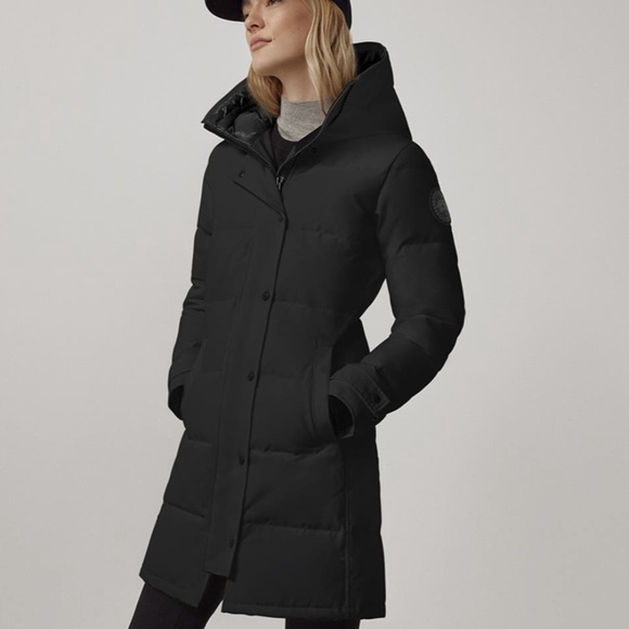 New Canada Goose Shelburne Water Resistant 625 Fill Down Black Parka Size Small - Picture 1 of 8